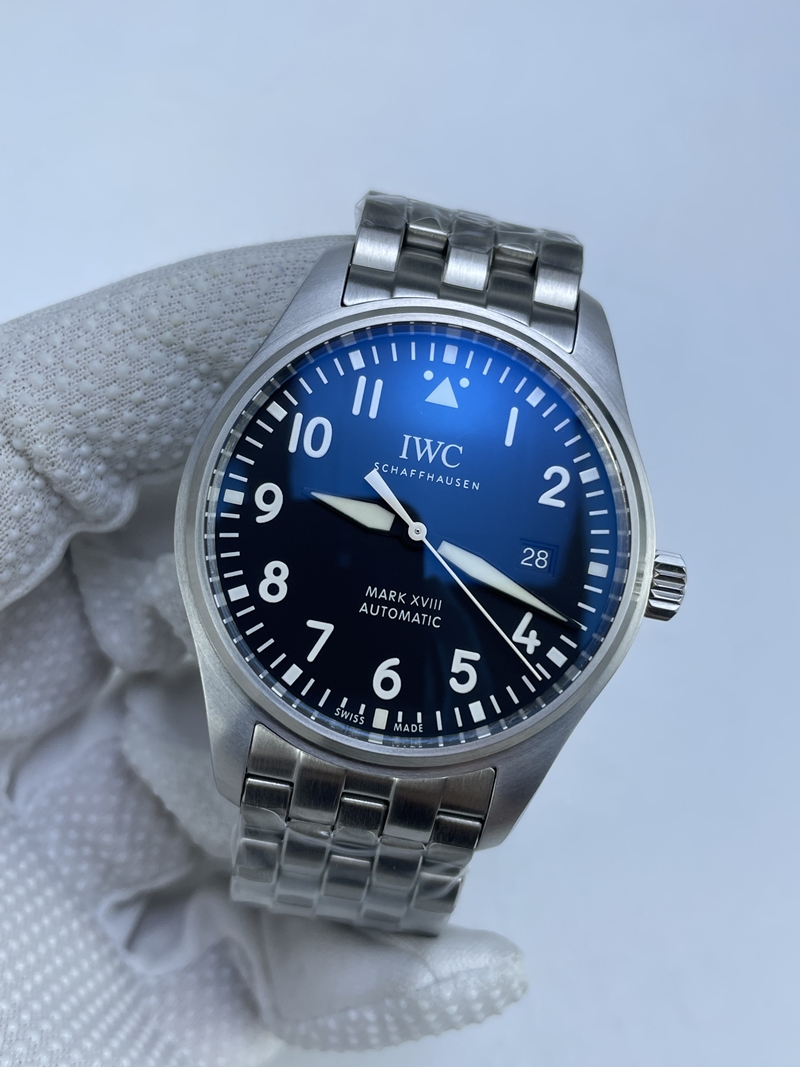 (준비완료/특급배송)NO.3144/V7공장 IWC 파일럿 마크18 블랙다이얼